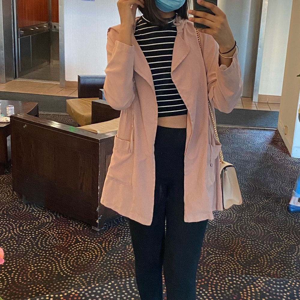 Blush pink Coverup Jacket